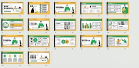 扁平风年中总结汇报通用PPT