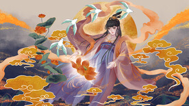 中国风展板