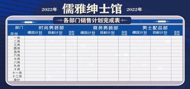 销售计划表