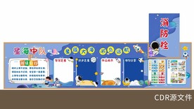 星空班级文化墙