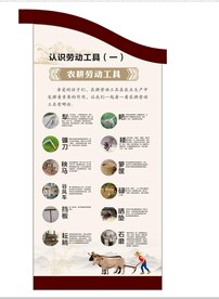 劳动工具展板 学校