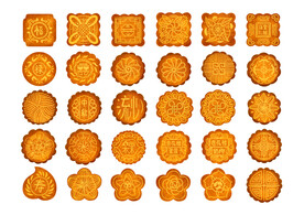 月饼插画素材