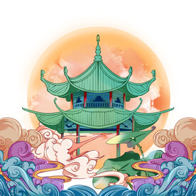 中秋插画           