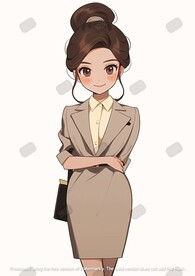 卡通女孩
