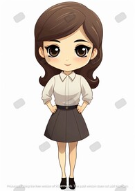 卡通女孩