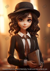 卡通女孩