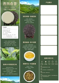 云南普洱生茶详情页