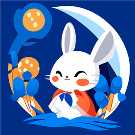 中秋节小兔子