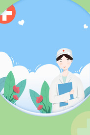 医疗背景元素 