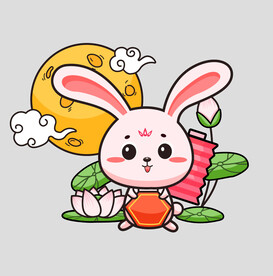 中秋玉兔月饼