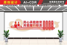 教师办公室文化墙