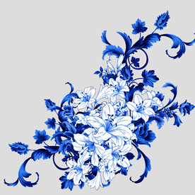 青花瓷花纹