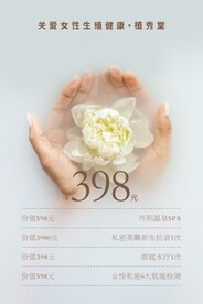 女性生殖健康海报