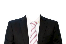 西装证件照衣服