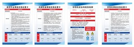 应急处置卡  告知牌
