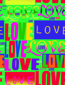字母印花LOVE