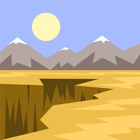 风景插画 
