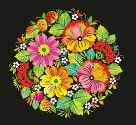 传统花纹底纹
