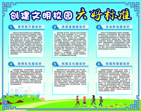 创建文明校园六好标准