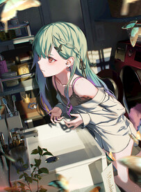 动漫少女人物插画