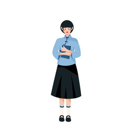 民国风女学生穿民国服饰少女