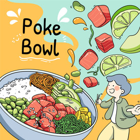 插画卡通食物元素图片