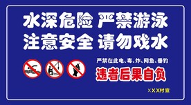 请勿戏水