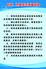 食品店制度牌