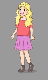 卡通女孩