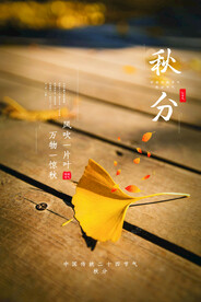 秋分海报           