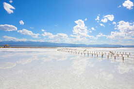 茶卡盐湖自然景观