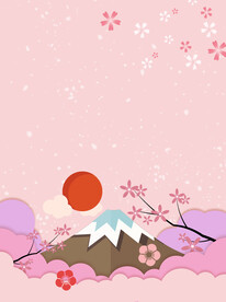  富士山背景