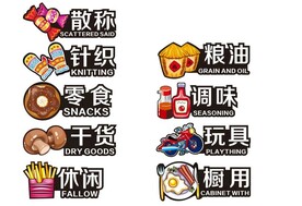 超市指示异形灯箱