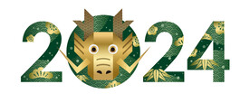 2024 龙年春节插画