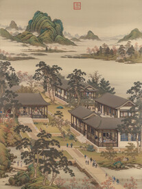 国画工笔山水