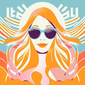 手绘人物插画