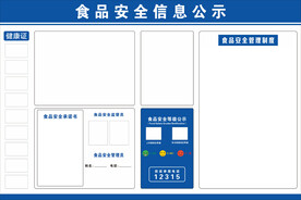食品安全公示