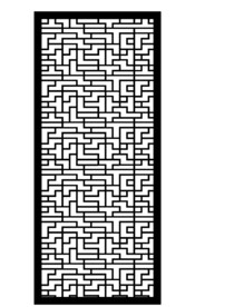 中式窗格