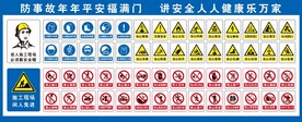 施工现场警示标识牌大全