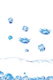 冰块 冰 水