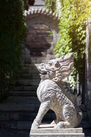 中国风石狮