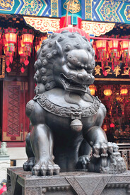 中国风石狮