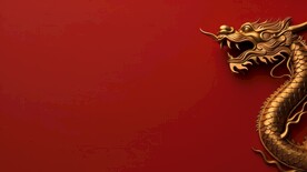中国龙背景