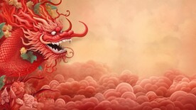 中国龙背景