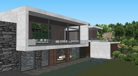 现代别墅设计效果图