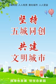 文明城市海报