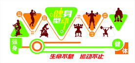 健身室文化墙