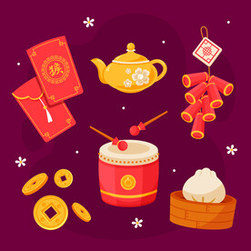 新年吉祥素材