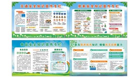 居家安全 交通安全 展板