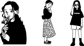 女孩 矢量